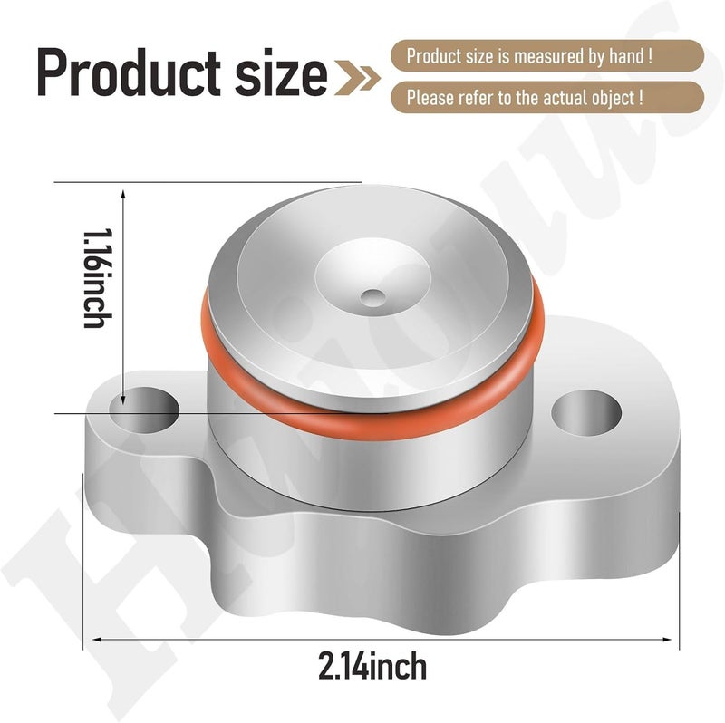 Haiouus Oil Pump Plug Cover Kits Compatible With Yamaha PW50 1981-2024 Series vehicles, With O-Ring, Plug Cover, Port Cap And 2 Pcs Mounting Bolts - Image 2